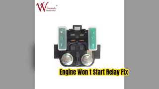 รถจักรยานยนต์สตาร์ทรีเลย์แก้ไขสตาร์ทเครื่องยนต์