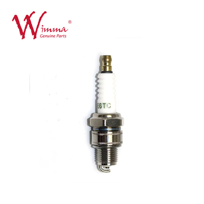 อะไหล่เครื่องยนต์สปาร์คพล็อก มอเตอร์ไซค์เดียว อิริดีียมจุดไฟ OEM E6TC / BP6HS / W6BC