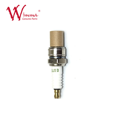 อะไหล่เครื่องยนต์สปาร์คพล็อก มอเตอร์ไซค์เดียว อิริดีียมจุดไฟ OEM E6TC / BP6HS / W6BC