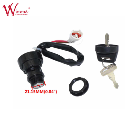 การประกอบสวิทช์จุดไฟจักรยานยนต์สําหรับ YAMAHA YFM 350 ISO9001 สีดําเปิด/ปิด
