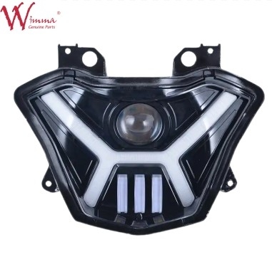 ไฟหน้า LED สีดําเรียบ สําหรับ Kawasaki Z650 และ Versys X 300