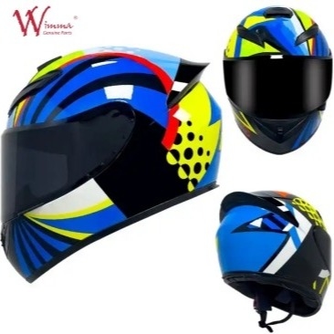 DOT Full Face Moto Helmet with Washable Lining หมวกหมวกหมวกจักรยานยนต์ ราคาปลีก หมวกหมวก Logo Custom โรงงานผลิต