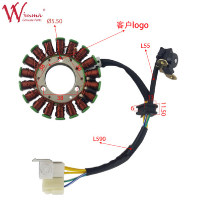 Iron Magneto Stator Coil Stator Comp อะไหล่จักรยานยนต์จากจีน Munuผู้ผลิต GN125 ((2012)
