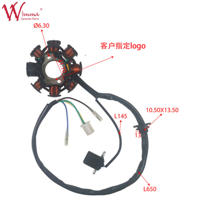 รถจักรยานยนต์ Magnetic Stator Coil GY6125 อะไหล่ไฟฟ้าครบวงจร
