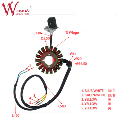 รถจักรยานยนต์ Stator Coil Stator Comp รถจักรยานยนต์ส่วนไฟฟ้า TNT150 ด้วยคุณภาพที่ดี