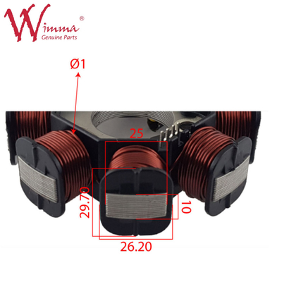 รถจักรยานยนต์ Magnetic Stator Coil Stator Comp GD115 เหล็กทองแดงครบวงจร