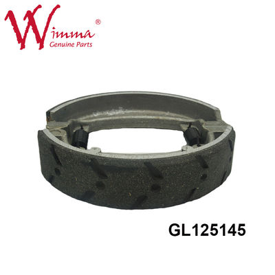 รองเท้าเบรค รถจักรยานยนต์ ส่วนเบรค GL125145 รถจักรยานยนต์ ขายร้อน สีดํา