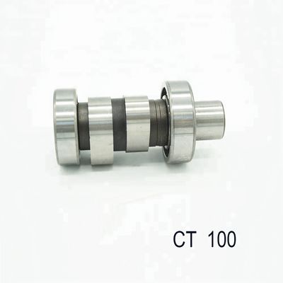 อะไหล่เครื่องจักรยานยนต์คัมชัฟต์ Bajaj Ct 100 เงิน สีดํา เหล็ก ISO9001